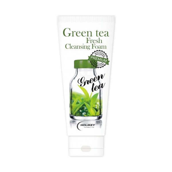 Sữa Rửa Mặt Trà Xanh Làm Trắng - Giảm Mụn Holikey Green Tea Fresh Cleansing Foam 100ml