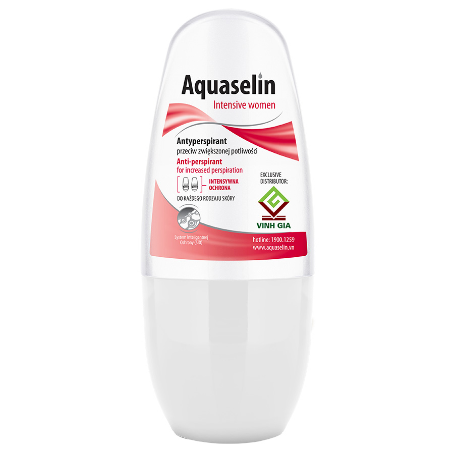 Combo Lăn Nách Dành Cho Nữ Aquaselin Sensitive Women Antiperspirant For Moderate Perspiration 50ml + Lăn Nách Dành Cho Nữ Aquaselin Insensitive Women Antiperspirant For Increased Perspiration 50ml