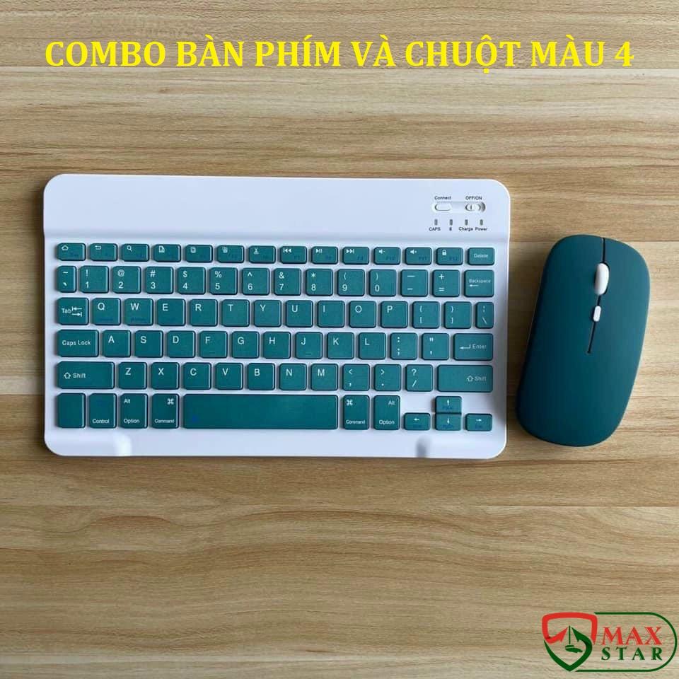 Bộ bàn phím và chuột không dây bluetooth cho laptop ipad điện thoại Chuột không dây bluetooth Bàn phím không dây