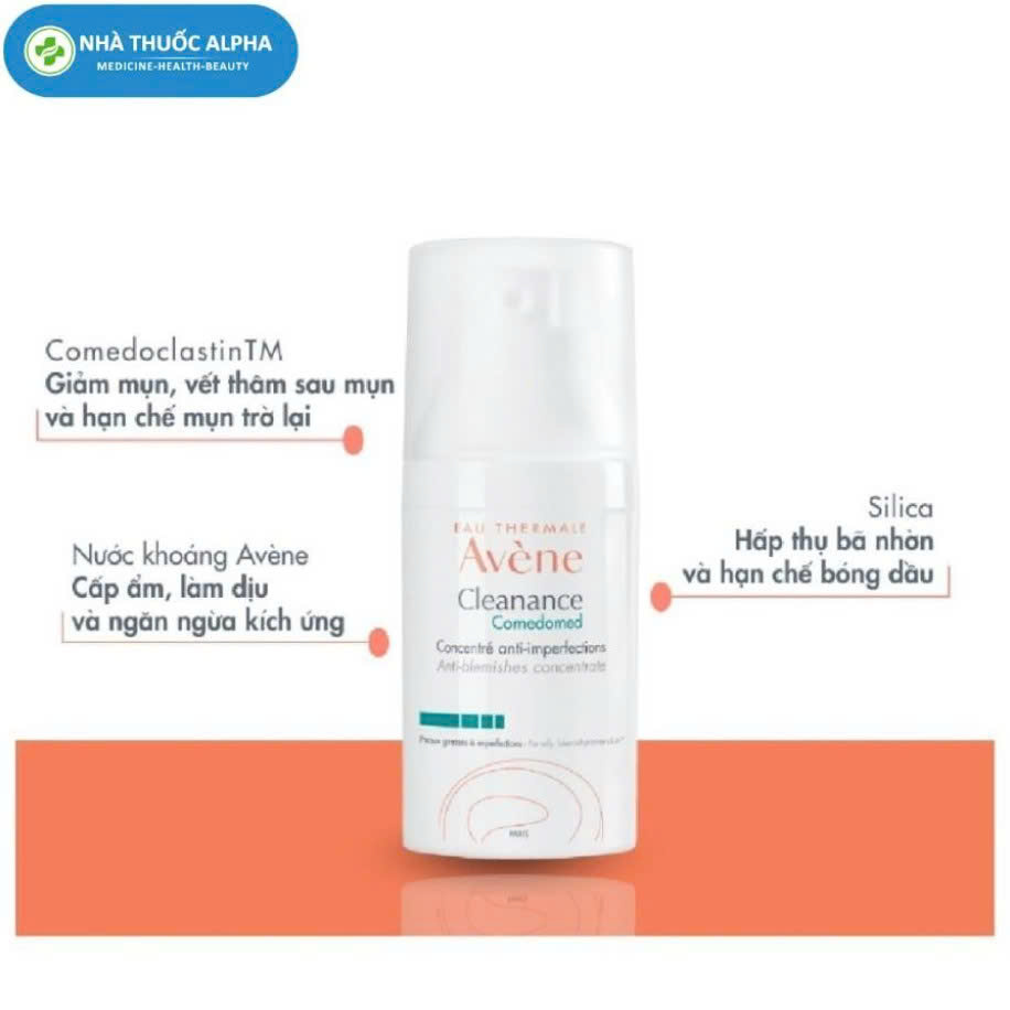 Tinh chất giảm và ngăn ngừa mụn Avene Cleanance Comedomed Anti-Blesmish Concentrate 30ml