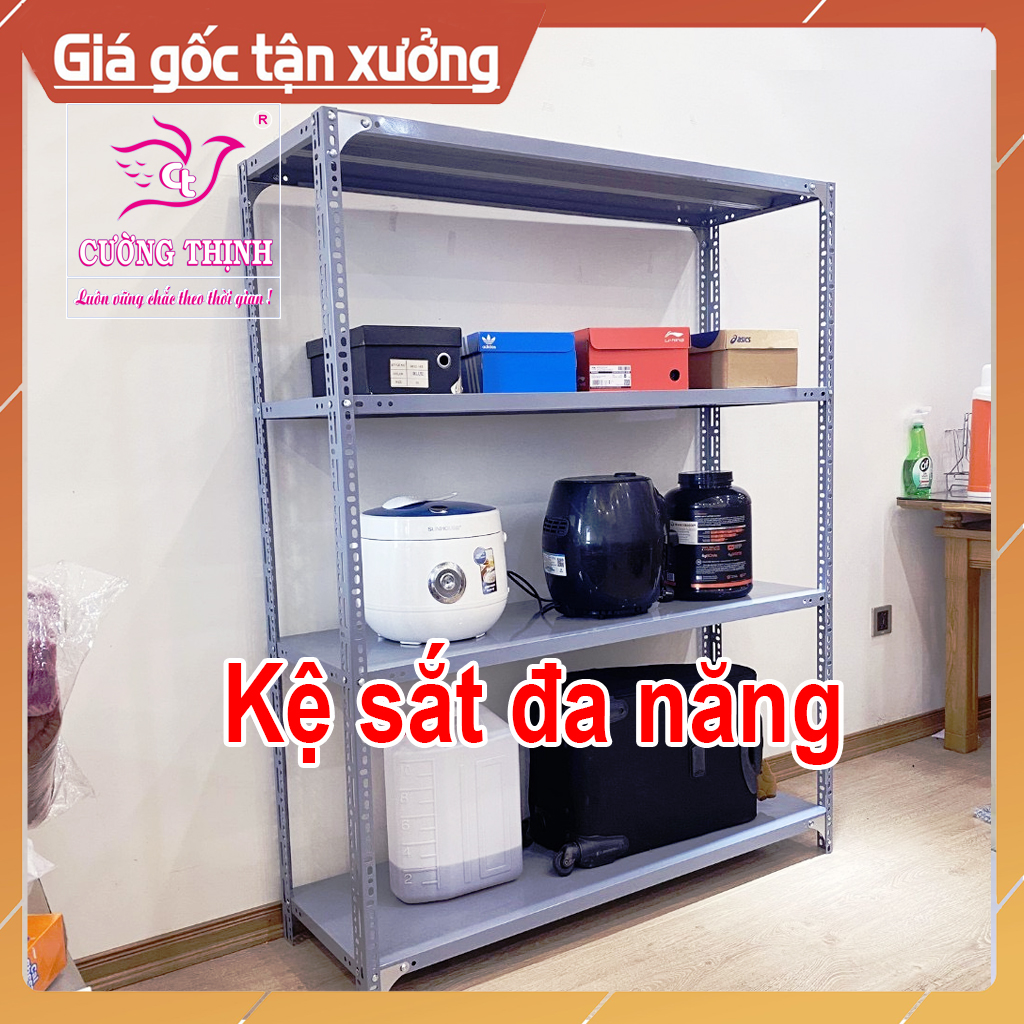 Kệ sắt đa năng, 4 Tầng Cao 150cm x Dài 150cm x Rộng 30cm