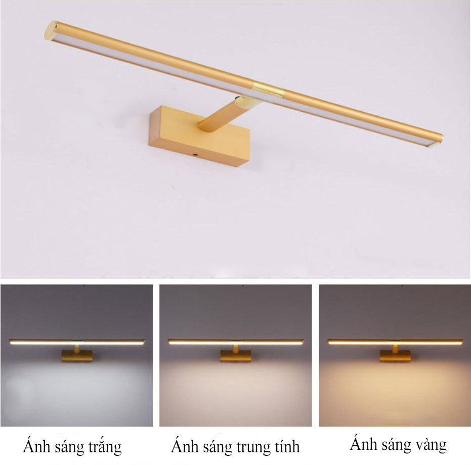 Đèn soi tranh - rọi gương GASNE 3 chế độ ánh sáng hiện đại trang trí nội thất cao cấp .