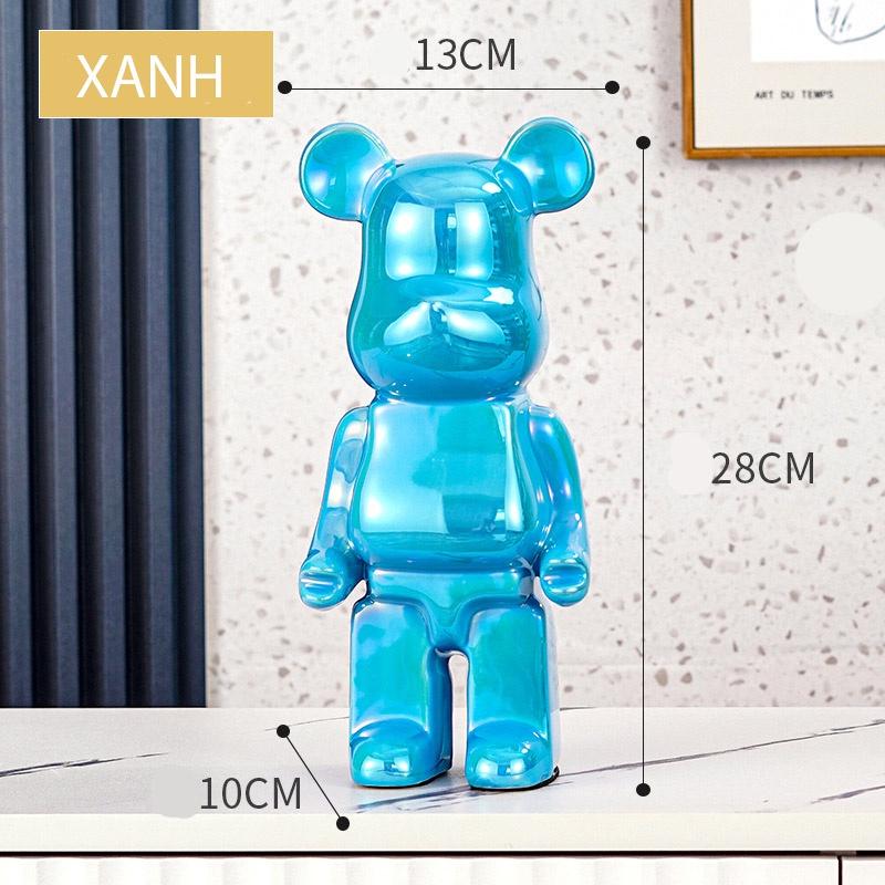 Tượng Gấu – Bearbrick11, tượng trang trí, trang trí bàn, quà tặng decor