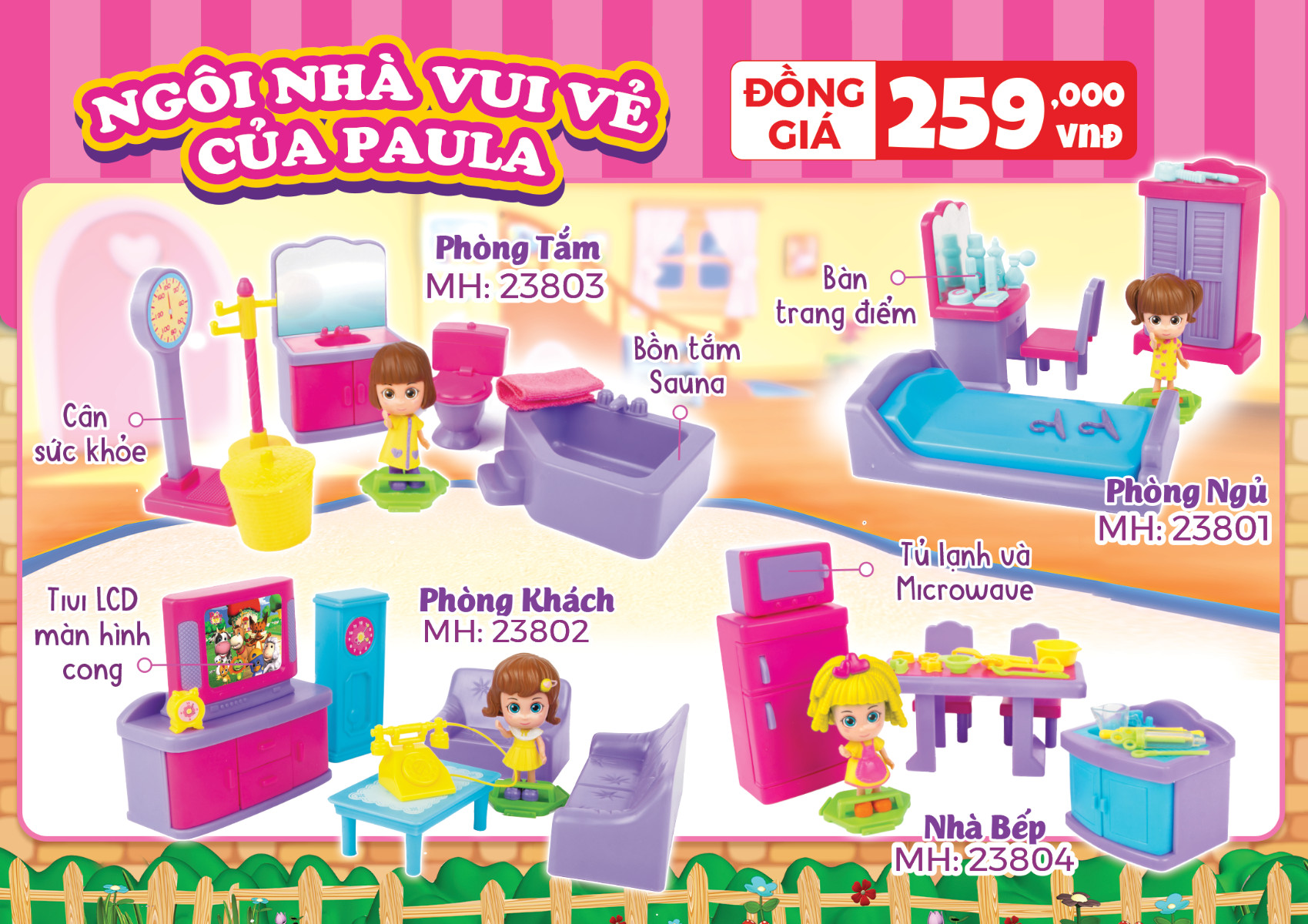 Đồ Chơi PAULA FRIENDS Nhà Bếp Của Paula 23804