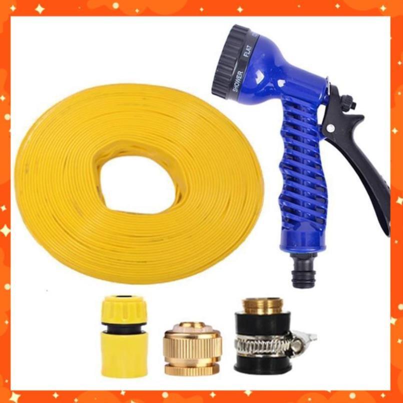 Bộ dây và vòi xịt tăng áp lực nước,rửa xe, tưới cây 7-10m  206843