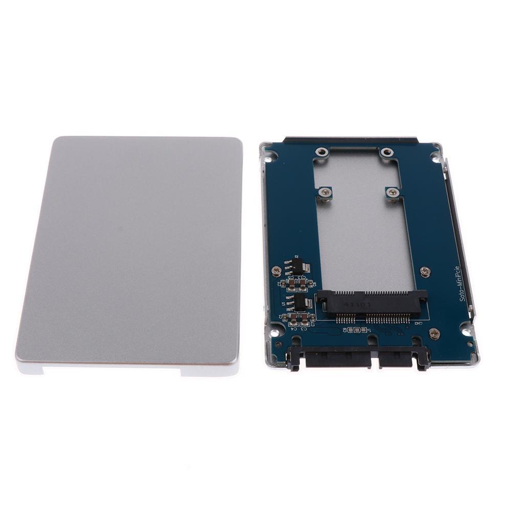 MSATA SSD to 2.5" SATA3 Adapter Card with Case 7mm Thickness for PC