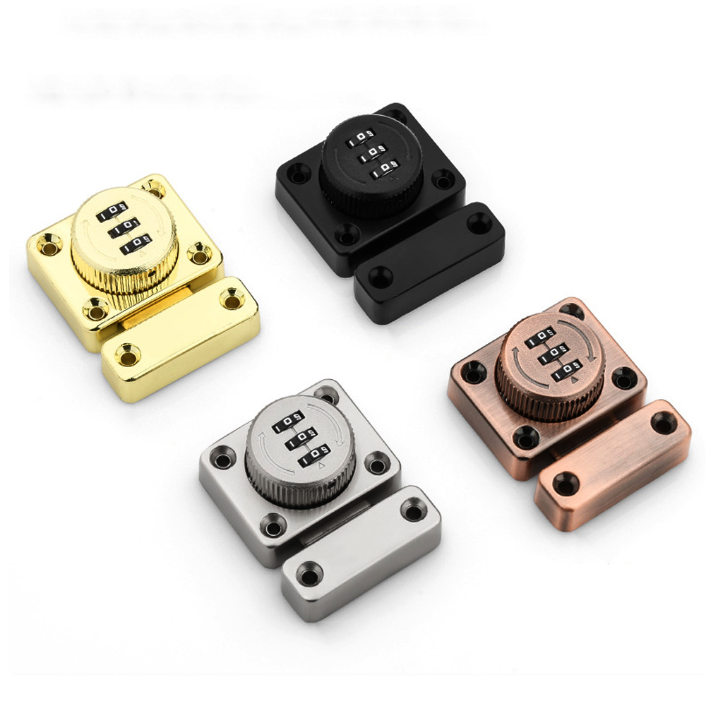 Chốt Khóa Mật Khẩu KUNBE Dạng Núm Xoay Hợp Kim Bền Bỉ An Toàn Bảo Mật Phù Hợp Nhiều Loại Cửa