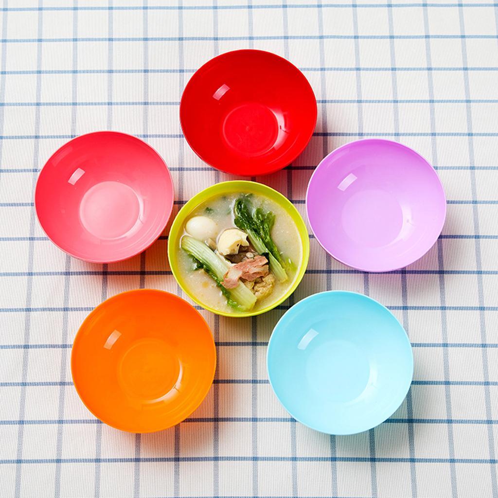 Reusable Plastic Dinnerware Set  – Hard Plastic Plates, Bowls & Cupss – Camping Hiking Picnic BBQ Tableware Set