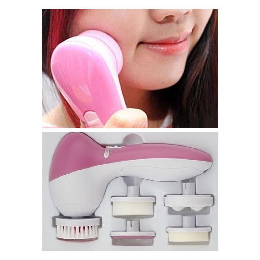 Máy rửa mặt 5 in 1, massage 5in1