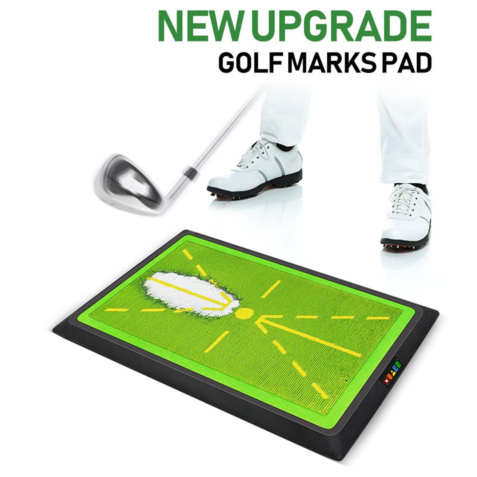 Golf Practice Swing Mat Golf Hitting Mat Path Feedback Portable Impact Mat Golf Training Mat for Driving Chipping Home outdoor Indoor