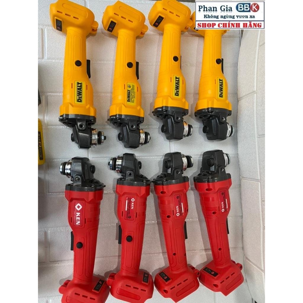 Thân máy mài KEN 199V chân pin phổ thông, 100% dây đồng - Thân máy mài dùng pin hàng đẹp loại 1