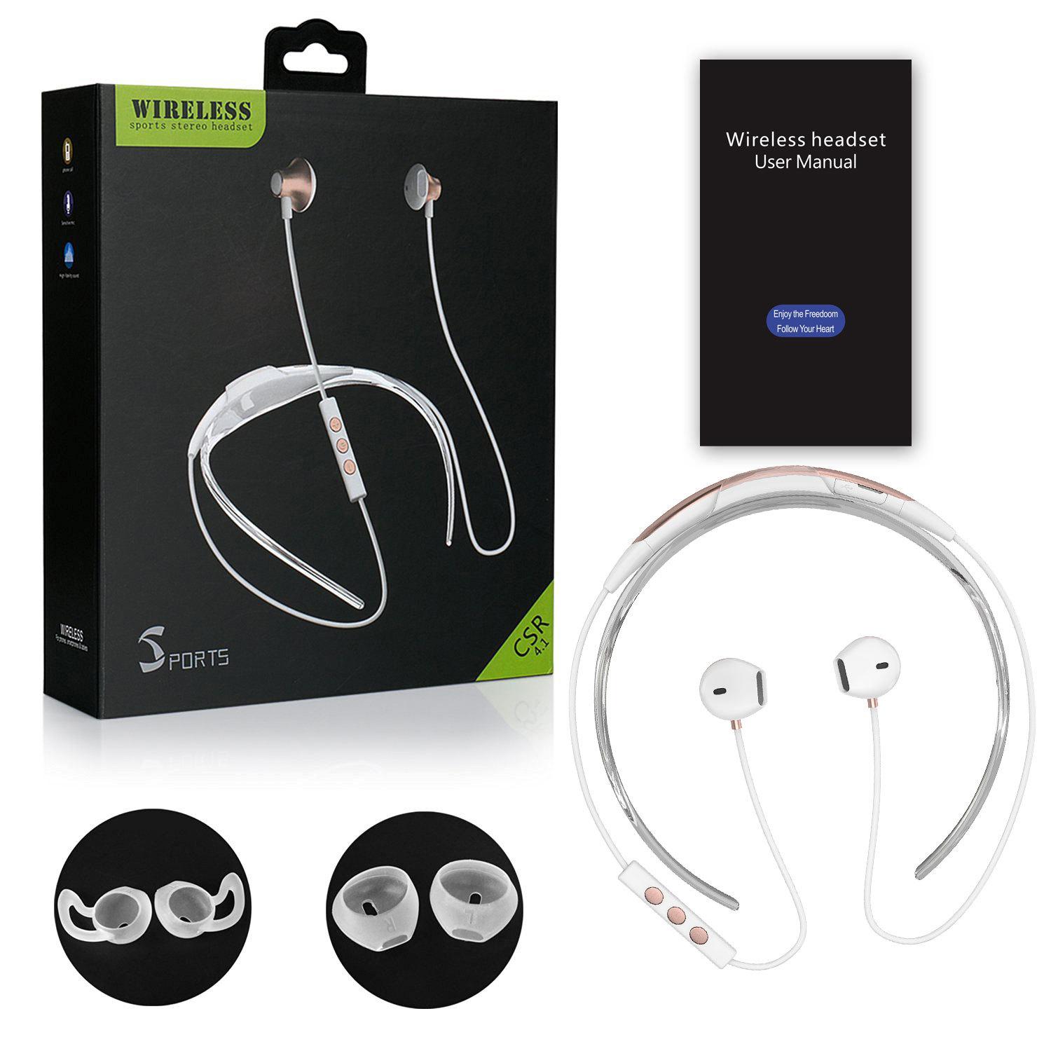 Tai nghe bluetooth mới giá thấp nhất X19C không dây đeo cổ thể thao hai tai âm thanh nổi đeo cổ trung tính
