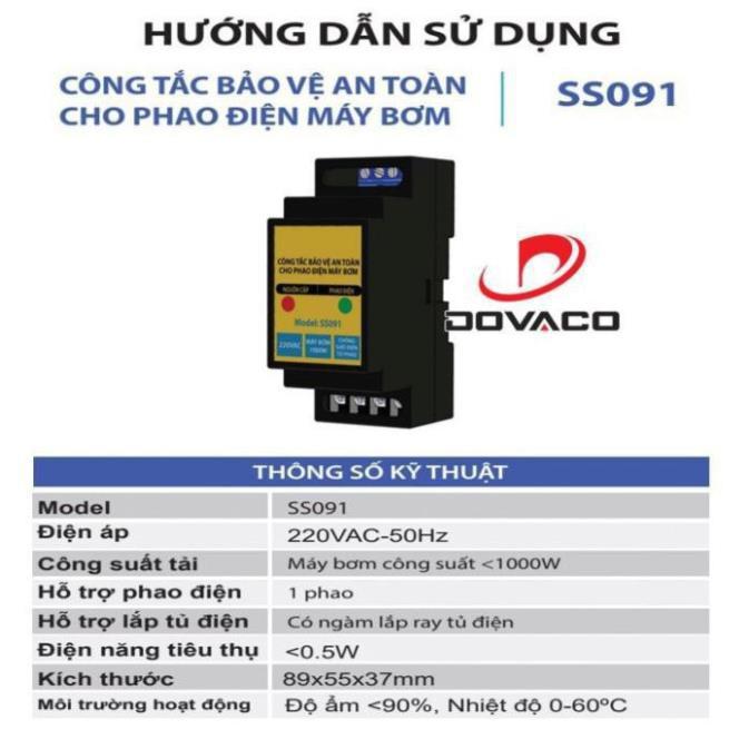 Công tắc chống giật điện cho Phao điện máy bơm SS091