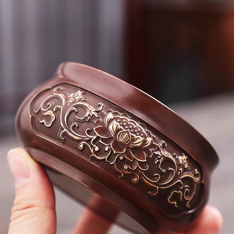 Lư hương sen mini (Bát hương, lư trầm) 