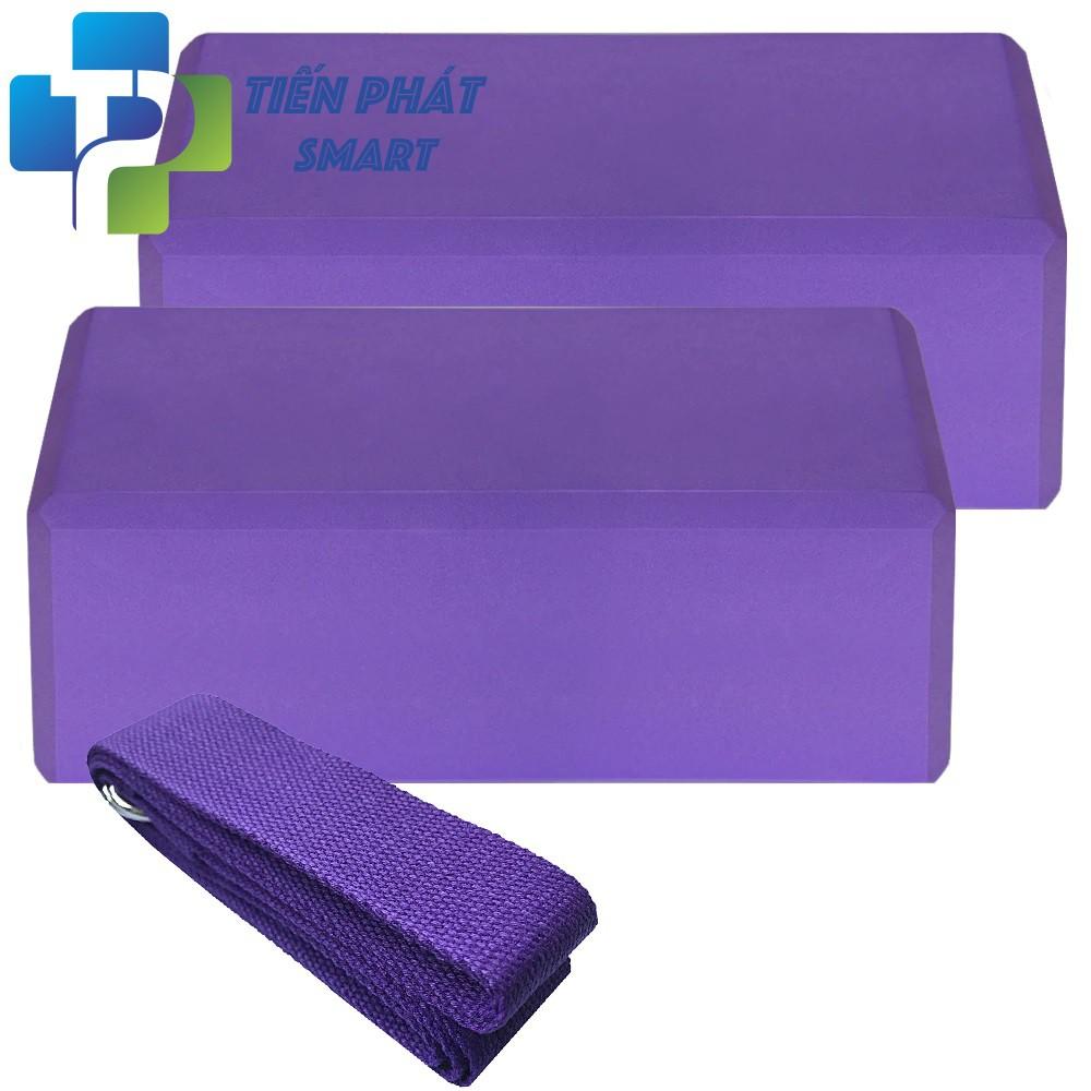 Combo 1 dây và 2 gạch tập yoga