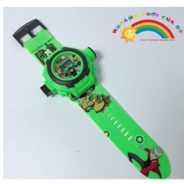 Đồng hồ Ben 10 chiếu hình nhân vật 3D siêu hot ( hàng sẵn )