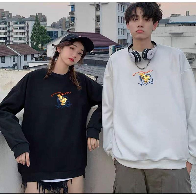 Áo sweater nam unisex form rộng nỉ ngoại local brand đẹp cặp đôi ulzzang hàn quốc oversize dày mịn COUPLE TOM&amp;JERRY