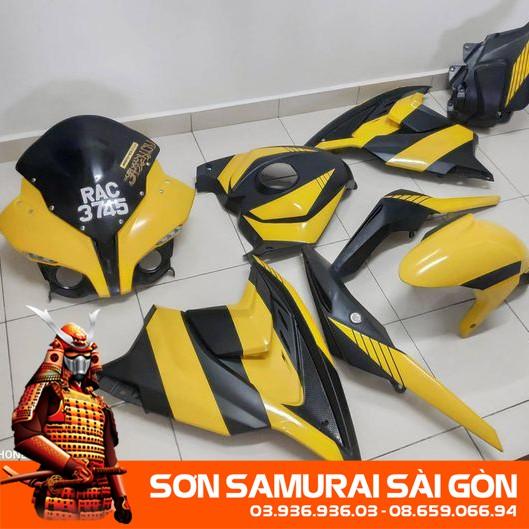 Sơn SAMURAI KUROBUSHI 36/108 MÀU VÀNG CRÔM chính hãng - Sơn phun xe máy SAMURAI SÀI GÒN