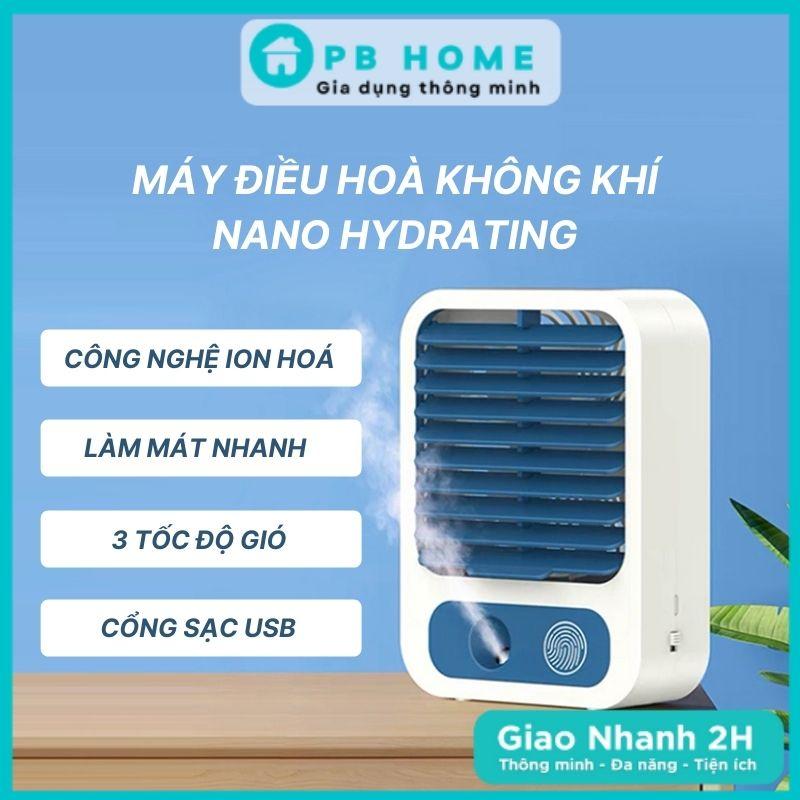 Quạt Tích Điện Điều Hoà Hơi Nước Để Bàn 3 Tốc Độ Gió Cao Cấp