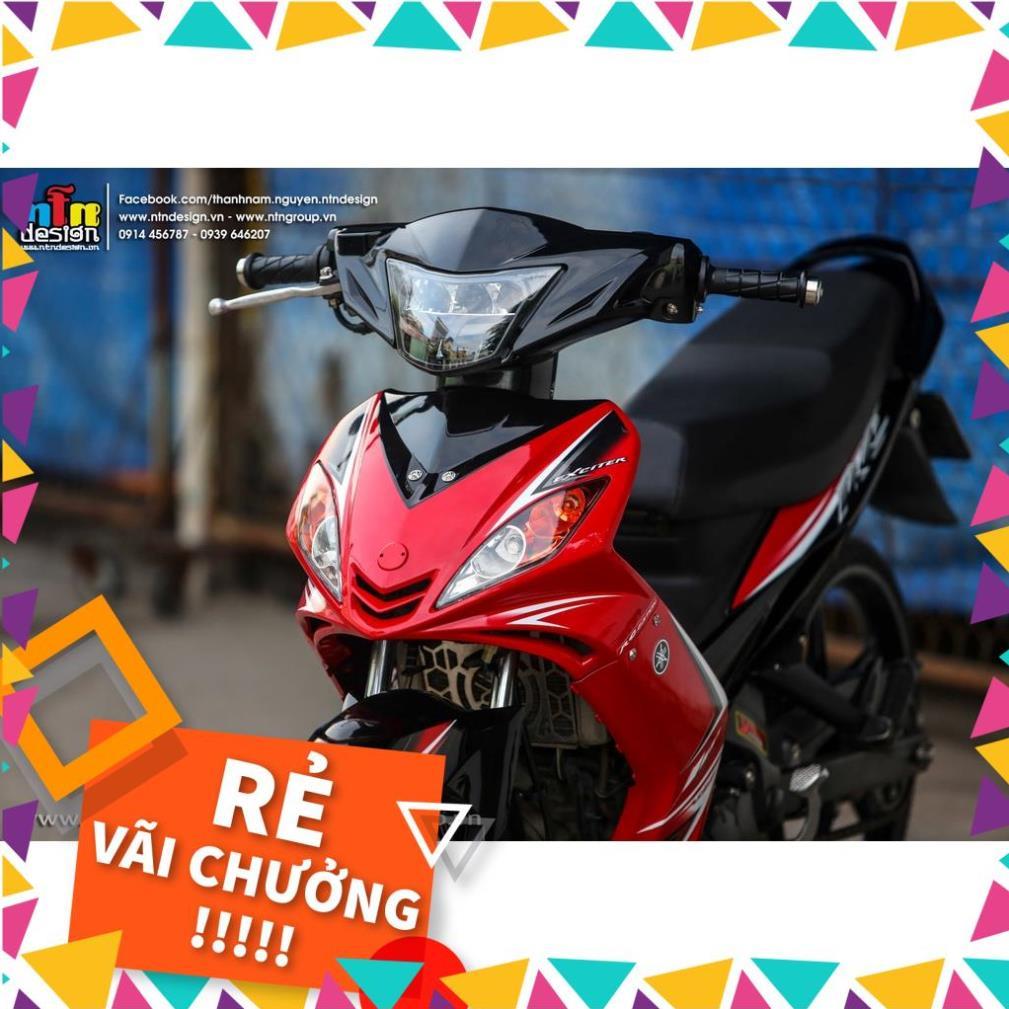 Tem Rời Exciter 2009 Mẫu Đen Đỏ Trắng Chữ RC