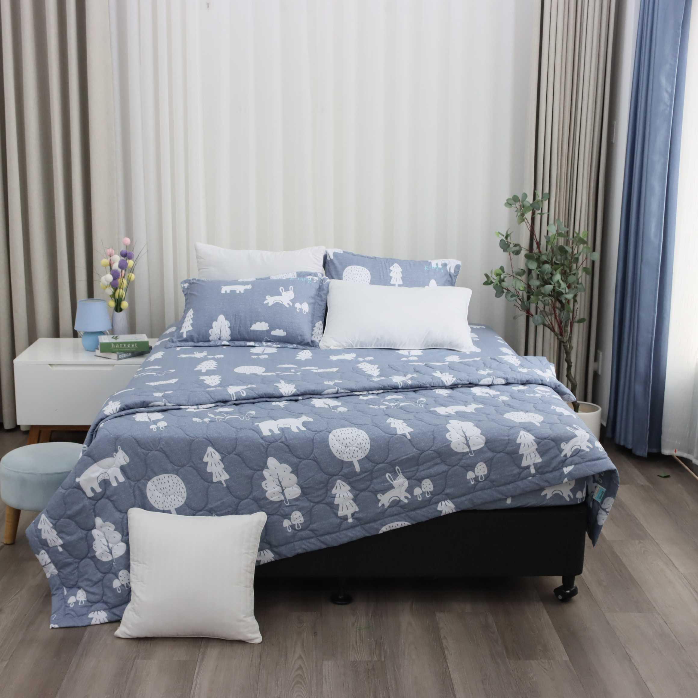 Chăn chần bông K-bedding by Everon 1m6x2m (cm) KMP chất vải Microfiber