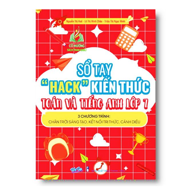 Sách - Combo Sổ Tay Hack Kiến Thức Toán Anh 7 & Đề Cương Toán Văn Anh 7 SKETCHNOTE