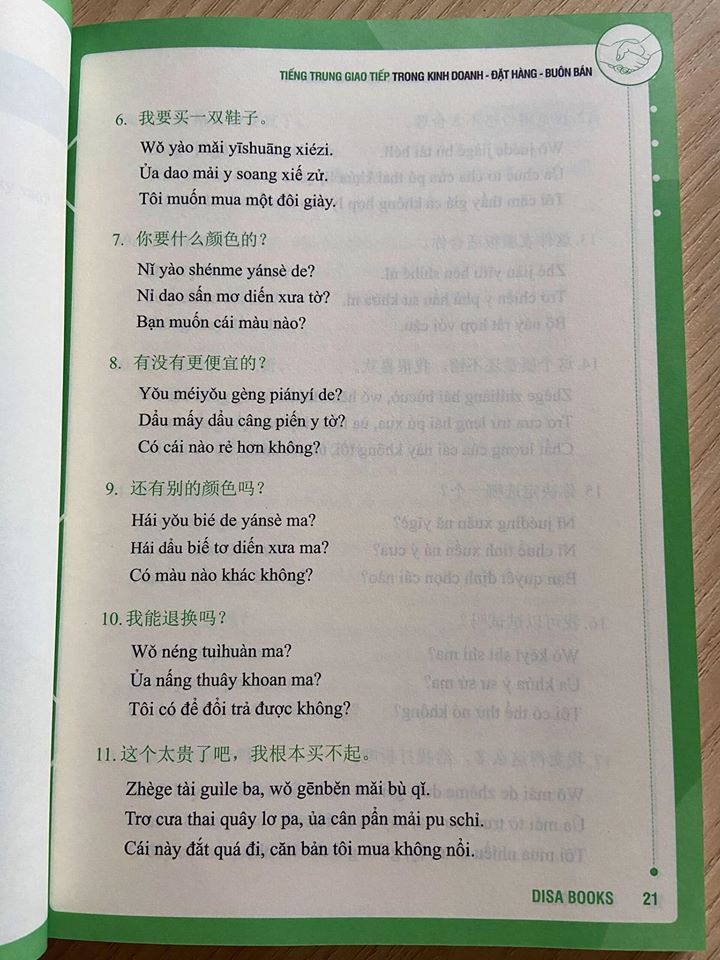 sách-combo 2 sách Tiếng Trung giao tiếp trong Kinh doanh Đặt hàng Buôn bán và Sổ tay 7 bước đàm phán thương mại (Song ngữ Trung - Việt có phiên âm)+DVD tài liệu