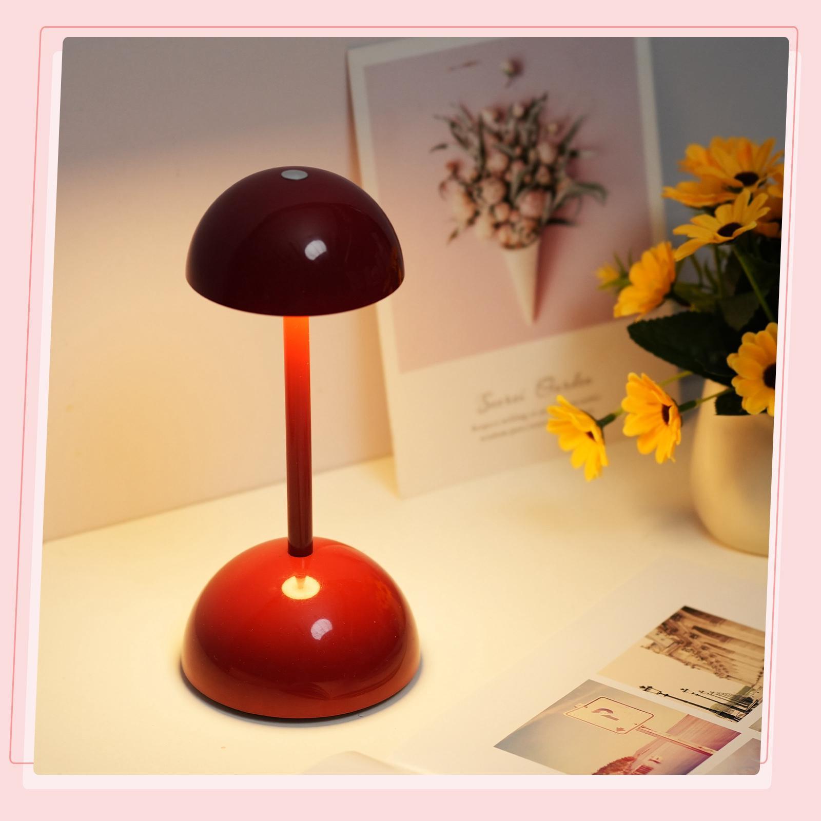 Touch LED Desk Lamp 3 Colors Brightness Night Light for Party Reading Dining