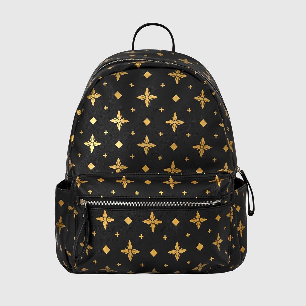 Ba lô BLS Monogram Backpack màu Black Gold