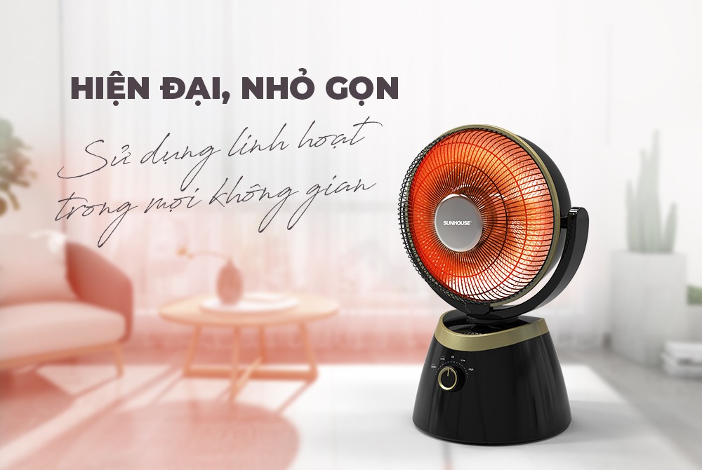 Quạt Sưởi Carbon Sunhouse SHD7008 - Hàng Chính Hãng