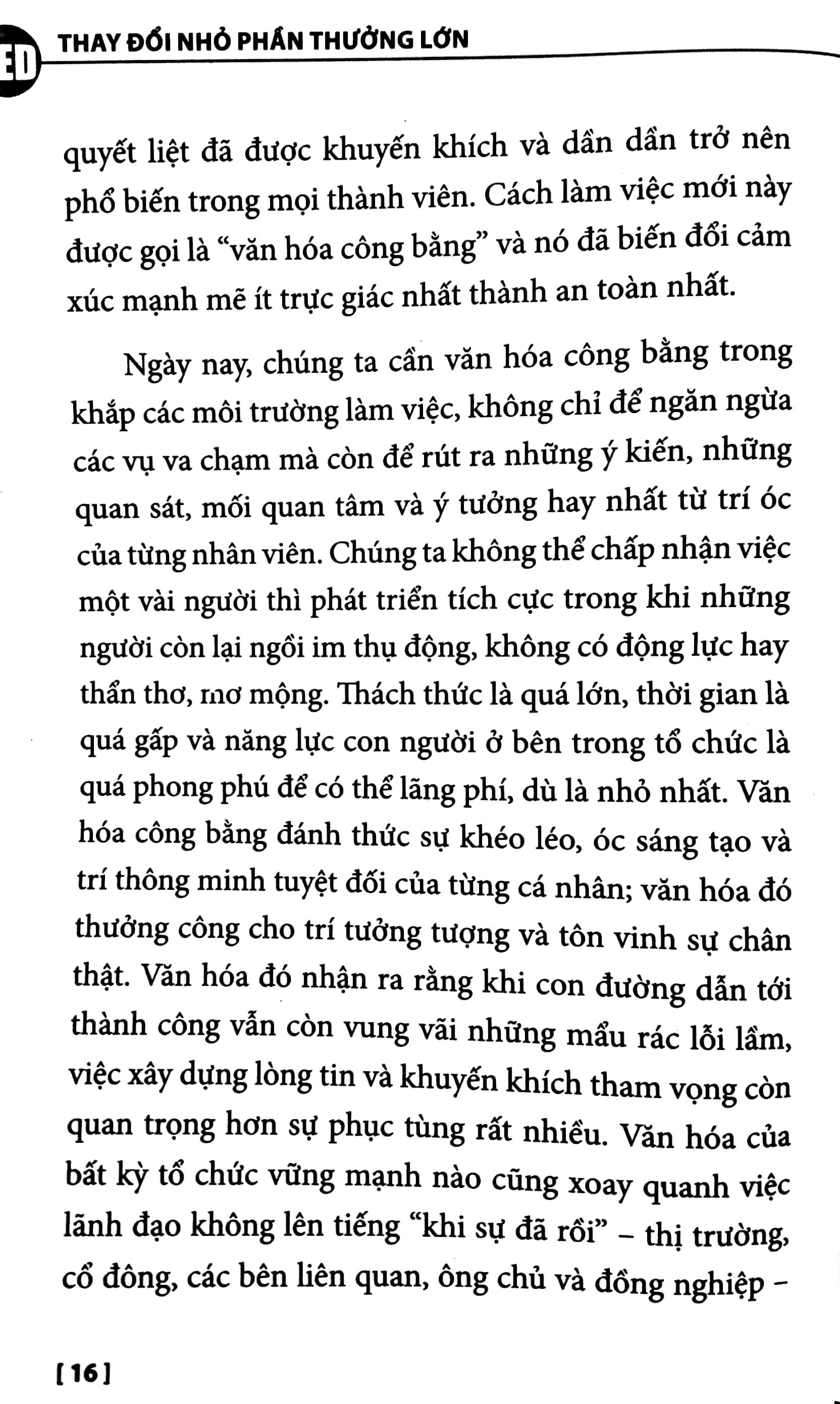 TedBooks - Thay Đổi Nhỏ Phần Thưởng Lớn