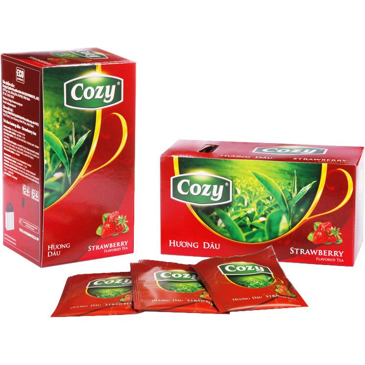 Hộp trà Cozy dâu 20 gói