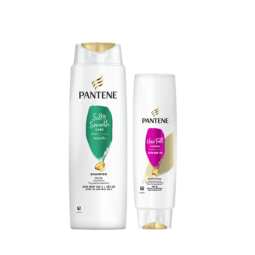 Bộ đôi Pantene Suôn Mượt Óng Ả Dầu gội 300ml + Kem xả 3 phút diệu kỳ 150ml