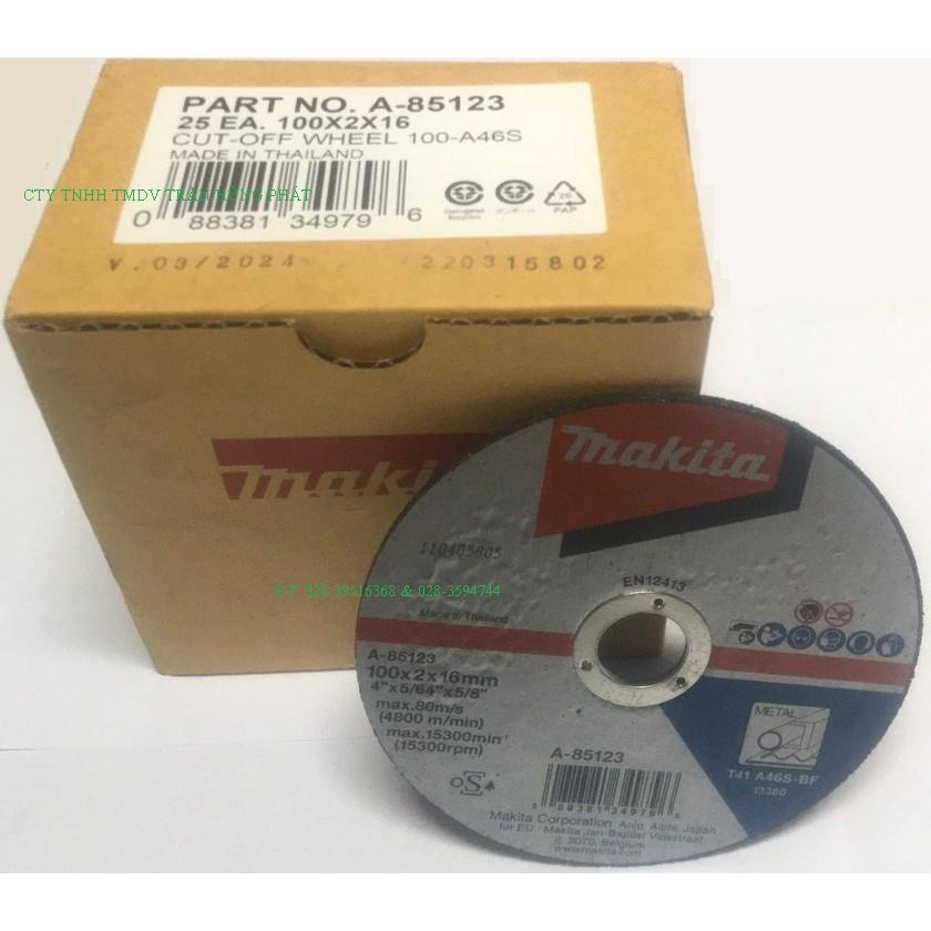 Đá cắt MAKITA 100mm A-85123 - Hàng Chính Hãng