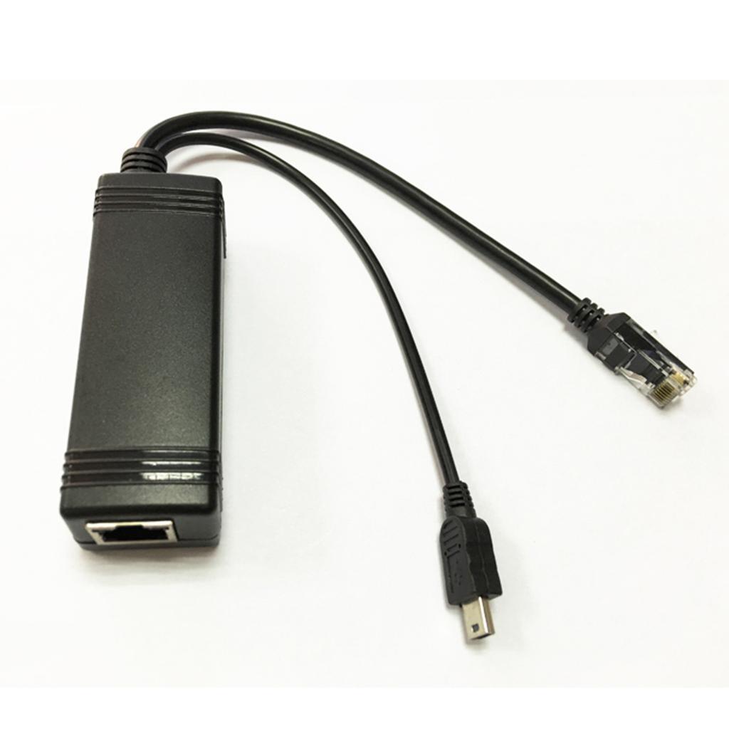 2 Pack Active PoE Power Over Ethernet Splitter Adapter 48 to 5V IEEE 802.3af