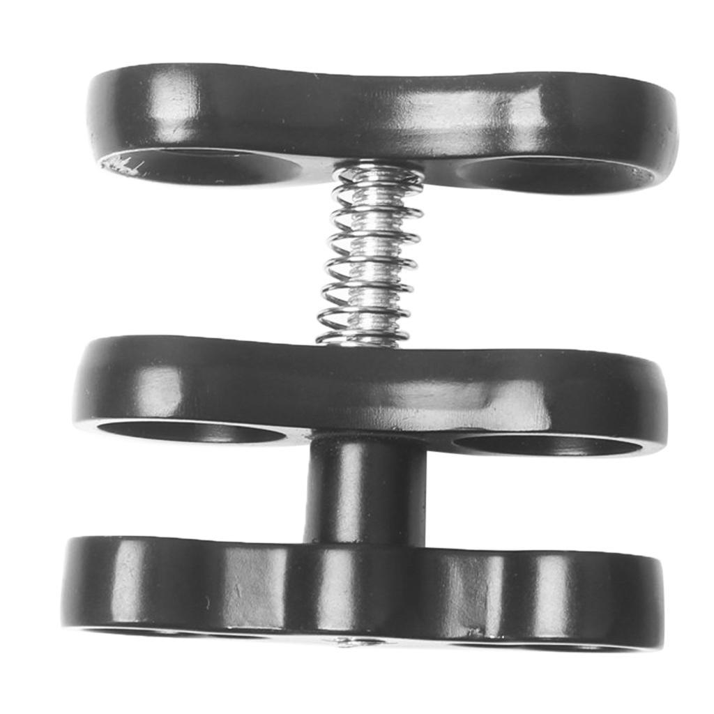2Pcs Underwater Diving Flashlight Ball Join Connector Clamp Mount Arm Cradle
