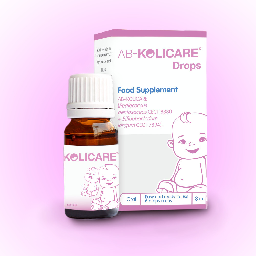 AB - Kolicare: Men Vi Sinh Cho Trẻ Lười Bú, Quấy Khóc, Đầy Hơi, Đau Bụng, Táo Bón, Co Thắt Ruột, Hỗ Trợ Tiêu Hóa HMOs Nhanh Gấp 3 Lần