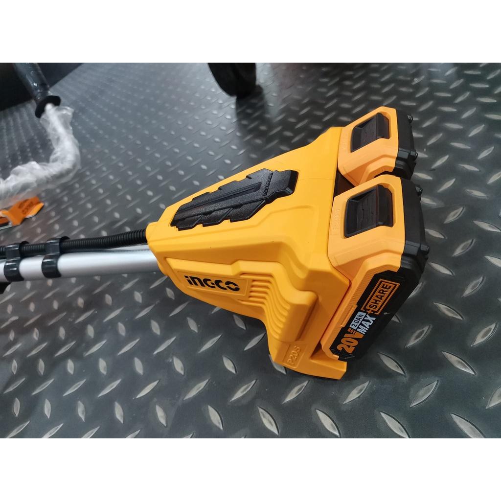 MÁY CẮT CỎ 255MM DÙNG PIN INGCO CSTLI20018 - HÀNG CHÍNH HÃNG