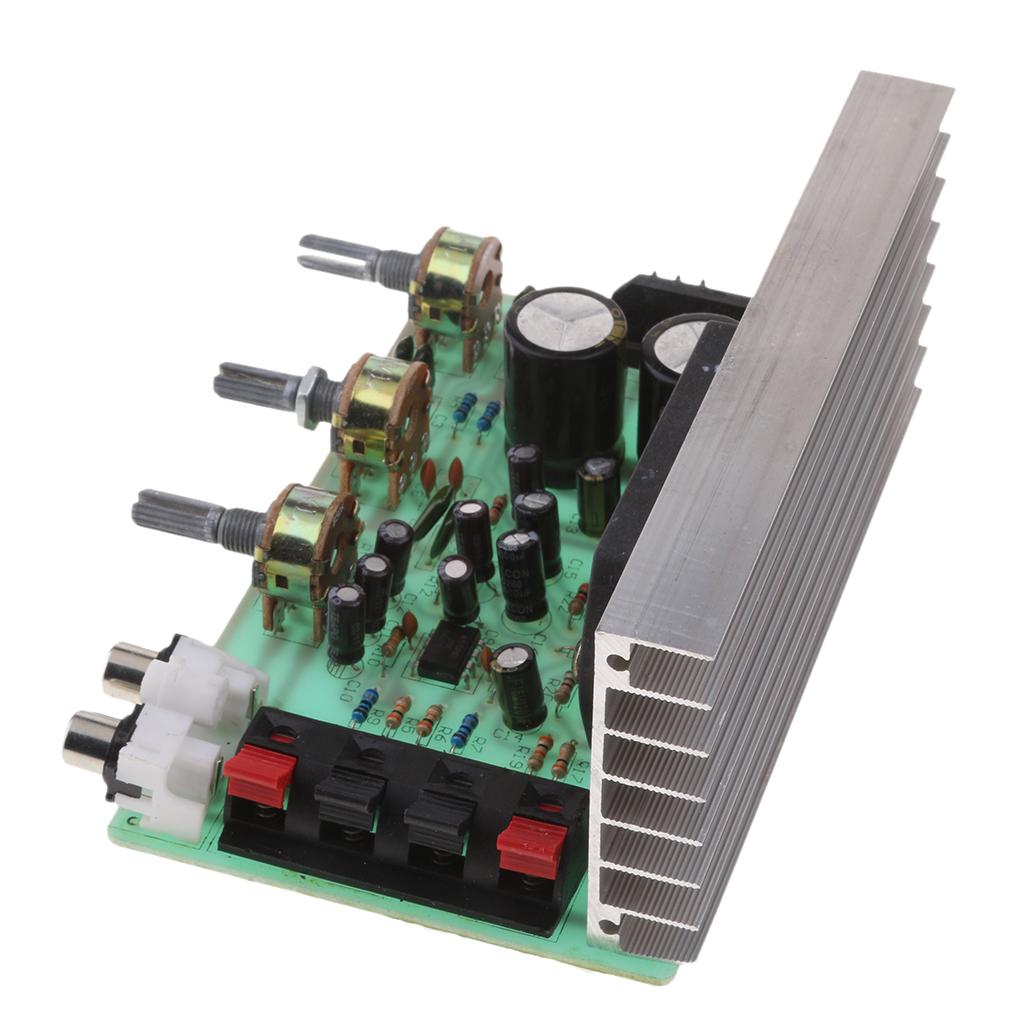 DC 12V DX0408 Digital Power Audio Stereo Amplifier Board Module DIY 100W
