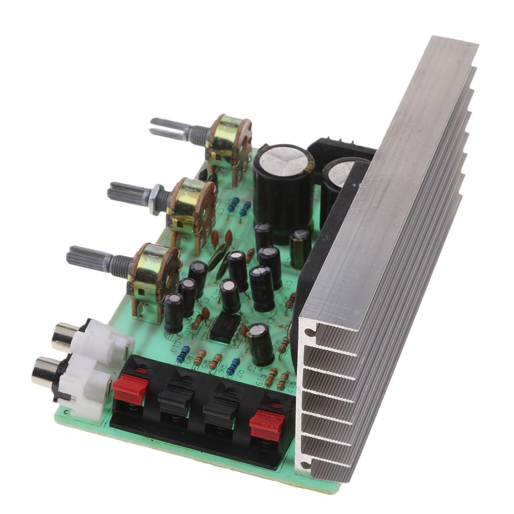 2x DX0408 Digital Power Audio Stereo Amplifier Board DC 12-24V Module 100W