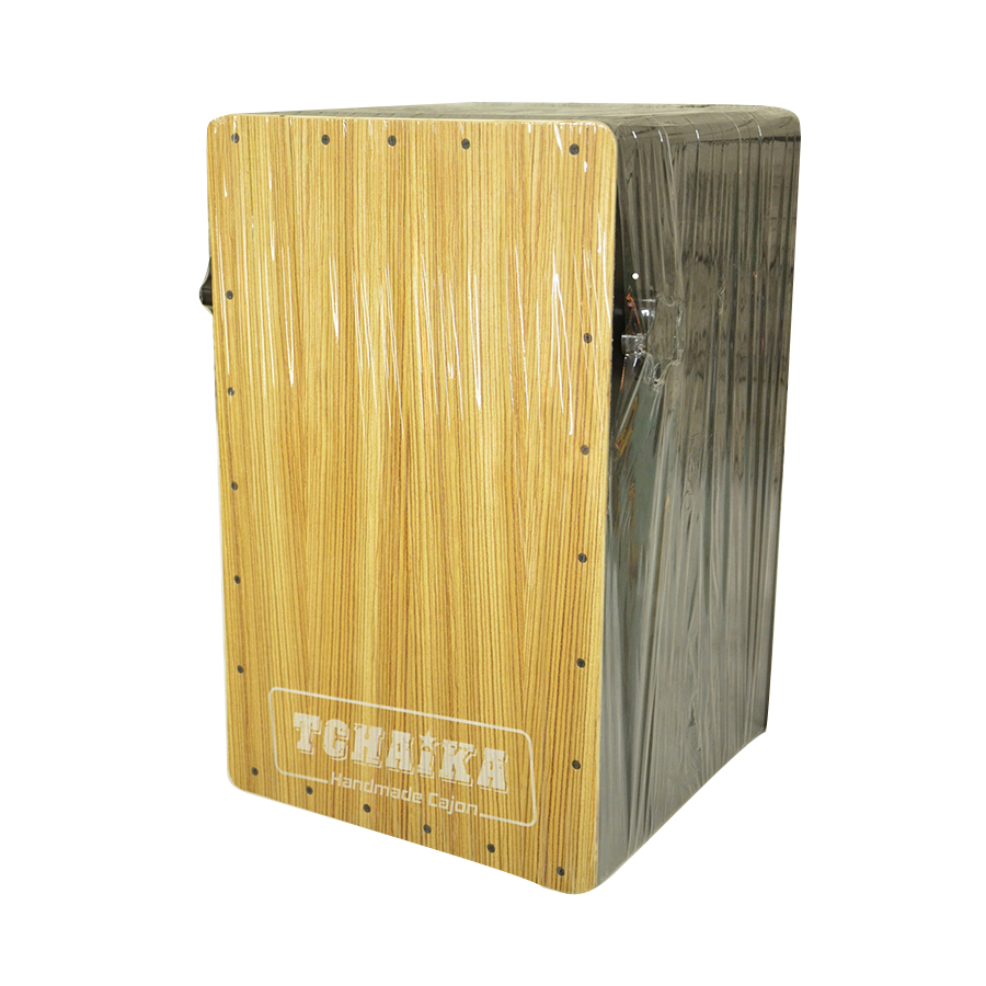 Trống Cajon Thái Lan có Snare - Mặt Vàng (Kèm Bao)