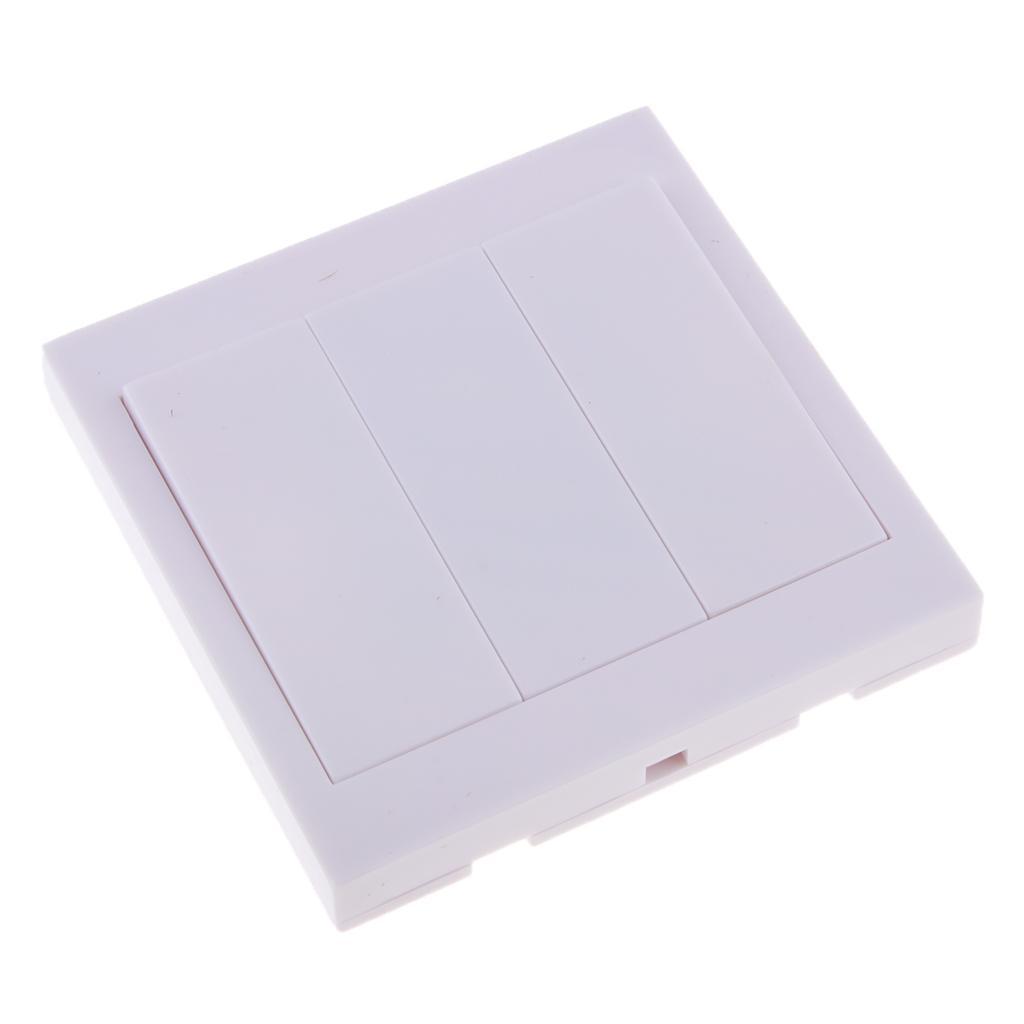 Lovoski 433Mhz Wireless Remote Control Light Switch Wall Panel 3 Way
