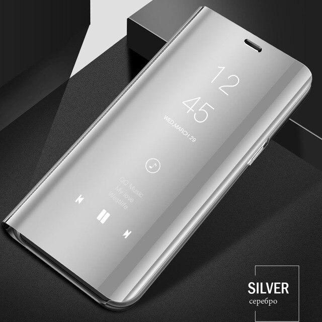 Ốp Lưng Nắp Gập Mặt Gương Cho Xiaomi Redmi Note 9s 7 5 8 Pro 8t 10 8a 7a Mi 10 9t A3 9 Lite Redmi Note 7 8 9 Pro Max
