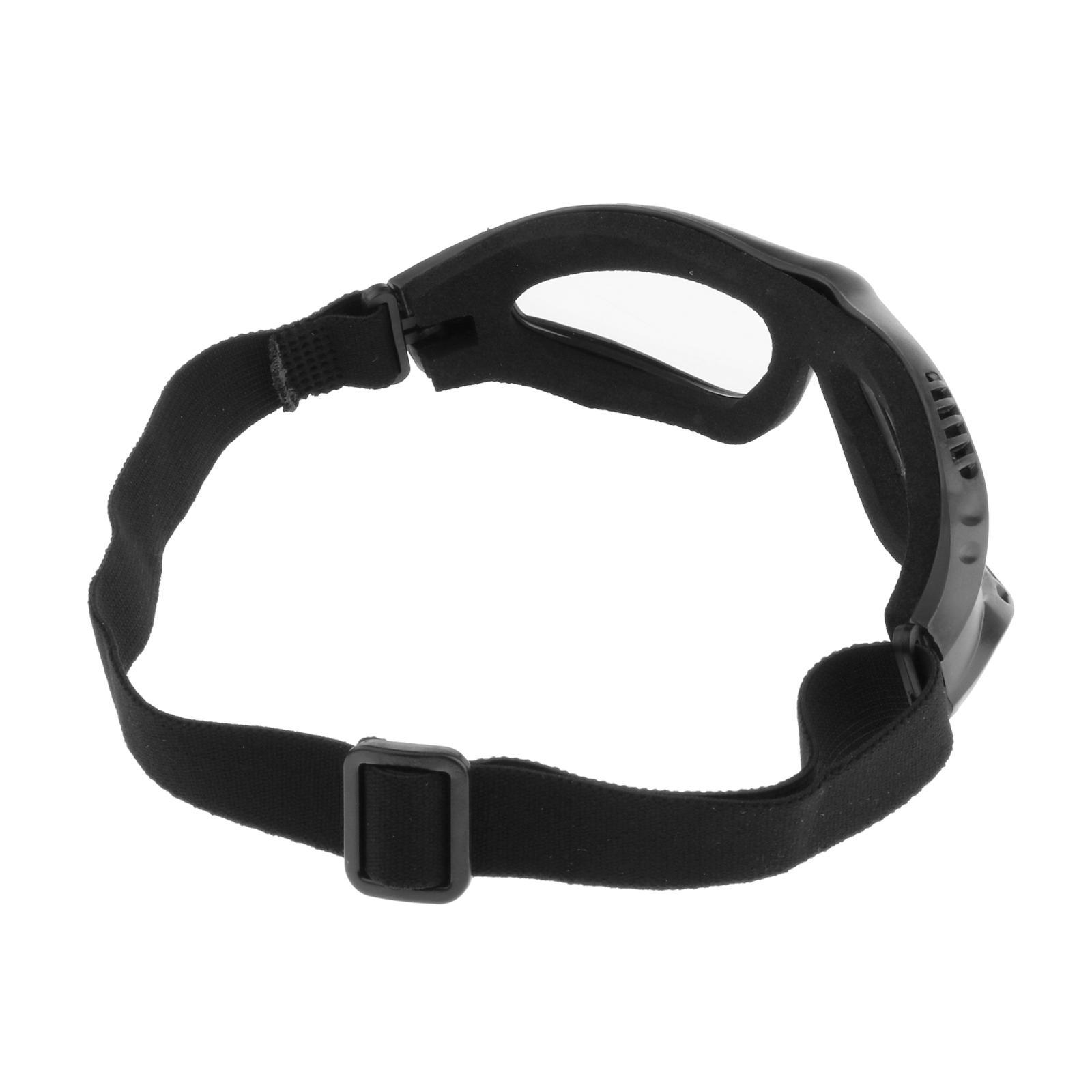 Tactical Safety Goggles, Anti Fog Military Glasses with Adjustable Strap for Riding Shooting Hunting Cycling