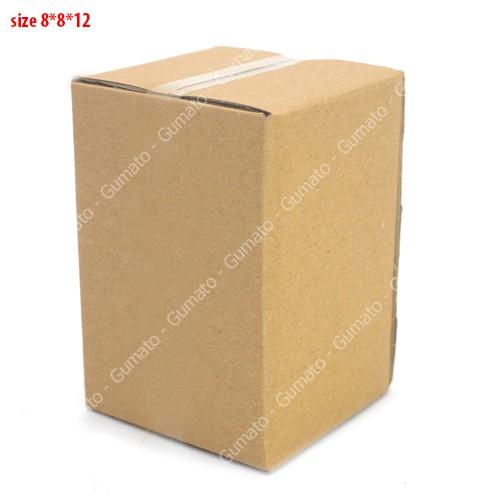 Hộp giấy P7 size 8x8x12 cm, thùng carton gói hàng Everest