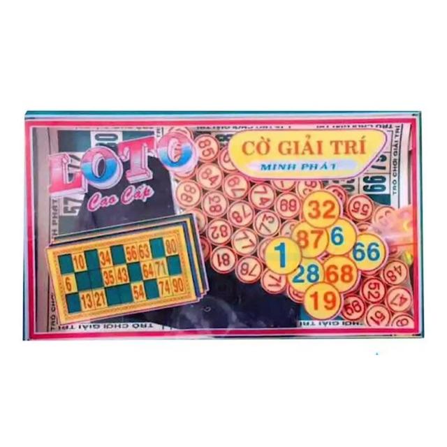 Bộ Đồ Chơi Cờ Lô Tô Bingo Lotto Việt Nhựa Cao Cấp
