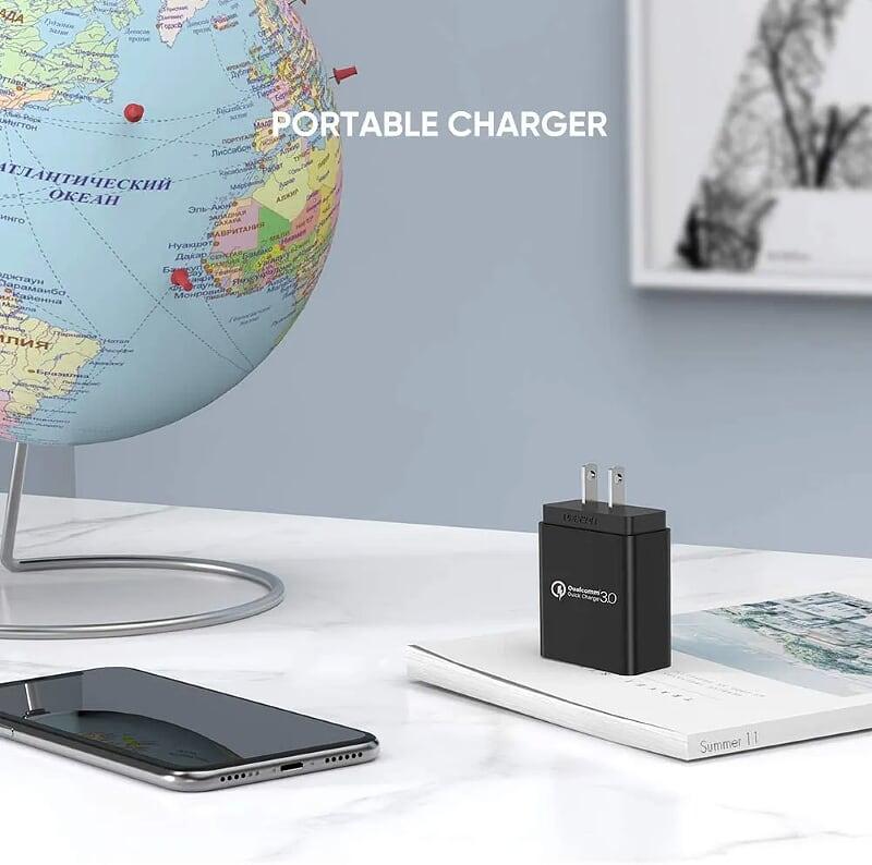 Ugreen UG20904CD122TK 18W qc3.0 sạc nhanh USB Quick Charge 3.0 màu đen - HÀNG CHÍNH HÃNG