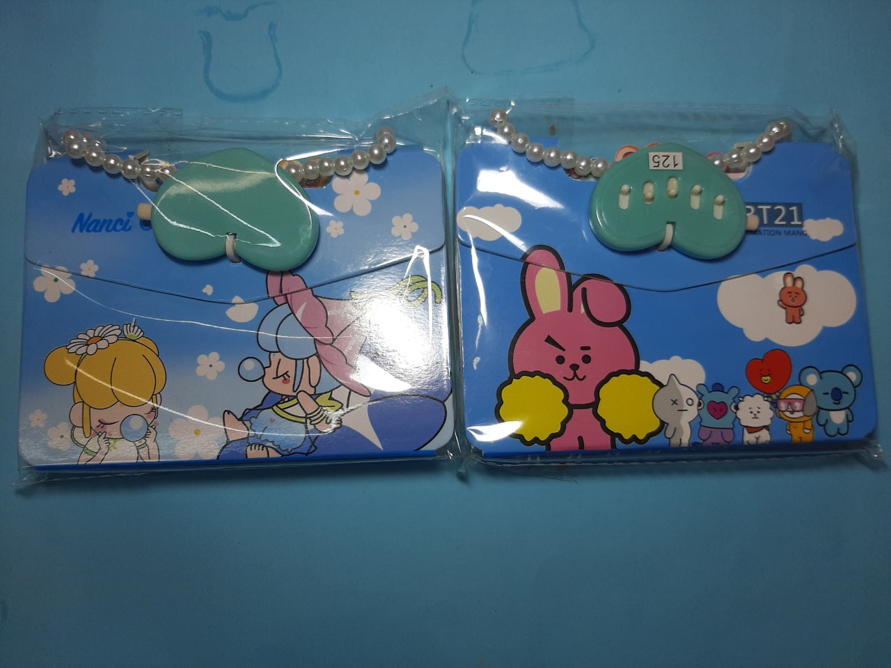 Combo 2 cuốn sổ tay hình chiếc ví có mật mã ngẫu nhiêu