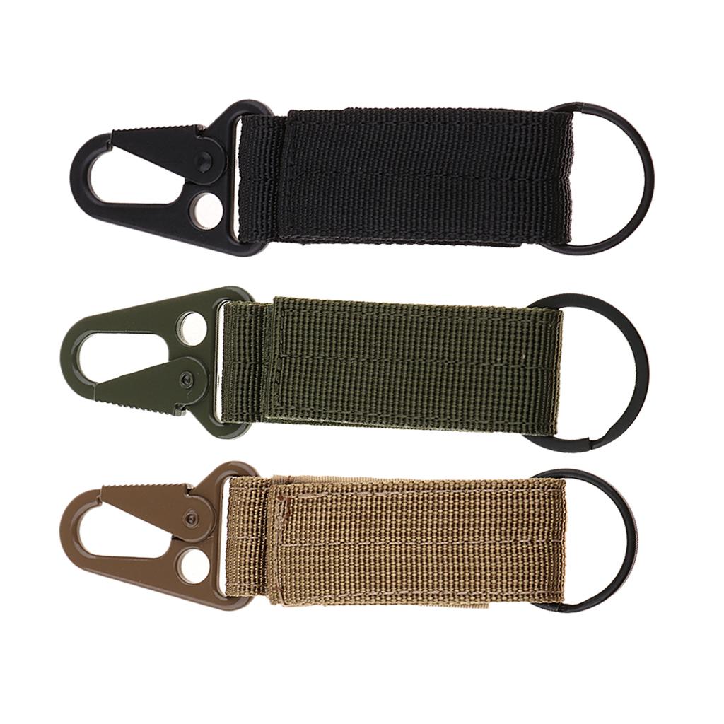 Key Hook Webbing Buckle Belt Carabiner Clip