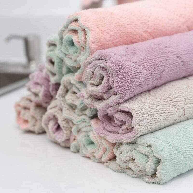 COMBO 10 KHĂN ĐA NĂNG - SIÊU THẤM HÚT - DỄ GIẶT